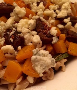 Sage Butter Pasta with Figs & Butternut Squash